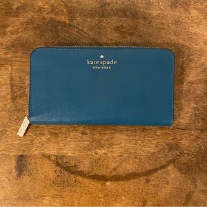 Kate Spade Continental Teal- Cream White Spade Interior